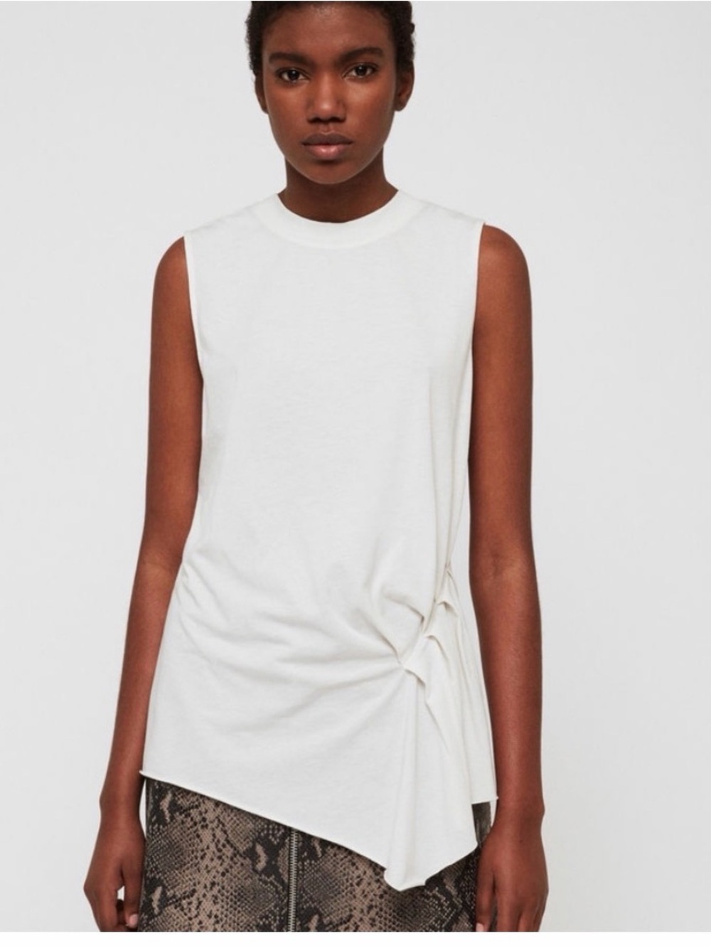 ALL SAINTS PLEATED DUMA TANK S